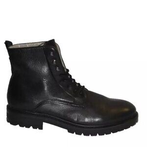 New! ALLSAINTS Men's Laker Lace Up Boots Black Size 13 US DD409